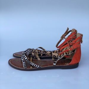 Sam Edelman Women's Gable Leather Sandal Size 6